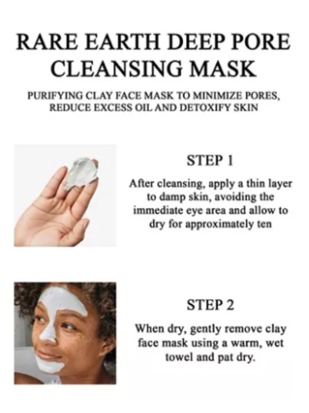 Kiehls Skincare Set-Rare Earth Deep Pore Cleansing Masque,Travel,2 x14ml-2pc-NEW - Picture 10 of 14